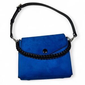 rag & bone Atlas Bag — Cobalt Blue Suede (Retail $595, Sold Out) OBO
